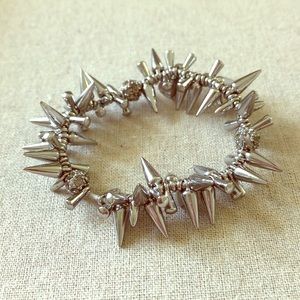 Stella & Dot Renegade Silver Bracelet